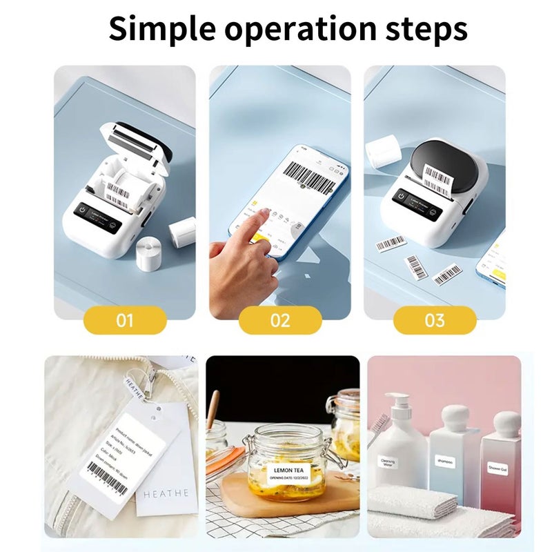 Special For New Thermal Label Printer Household Small Label Machine Can Be Connected To Mobile Phone Portable Printer - Image 5